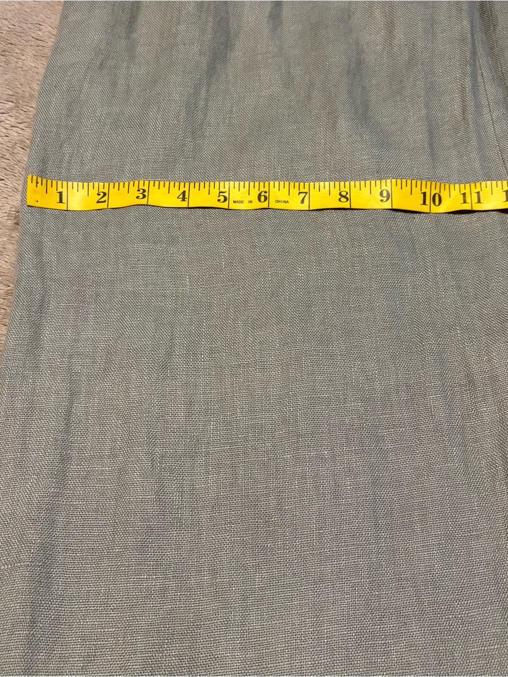 Zara 2-Piece Co-Ord Set Belted Vest Waistcoat S Wide Leg Pant Sage Size XS - Picture 13 of 14